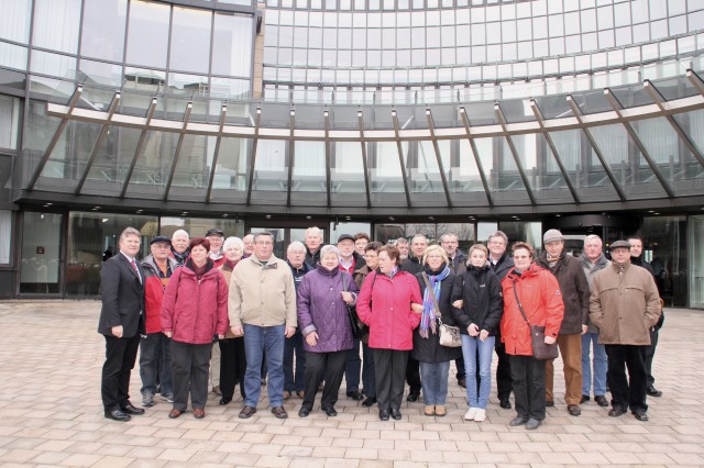 Der Verband Wohneigentum e.V. aus Kamen und Bergkamen zu Besuch in Düsseldorf