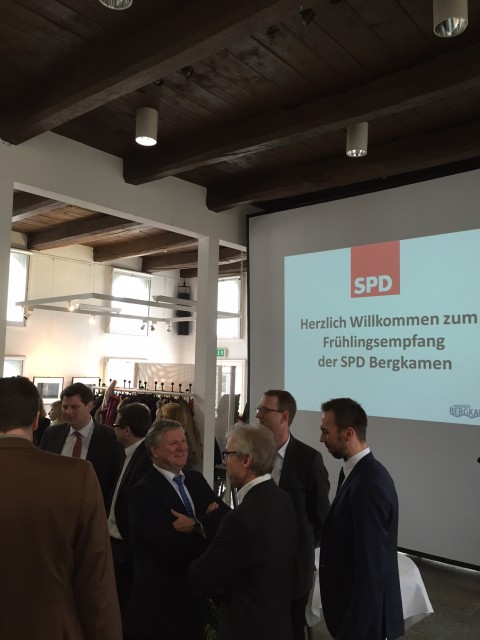 Rüdiger Weiß beim Frühlingsempfang des SPD-Stadtverbands Bergkamen